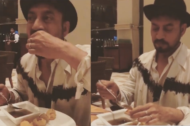 Irrfan Khan enjoys pani puri in throwback video posted by son