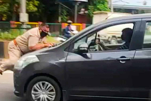 Lockdown violator drags cop on car bonnet in Punjab, booked for attempt to murder