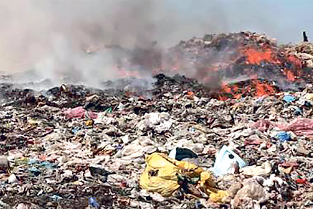 ‘Biomed waste burnt near Perungalathur lake’