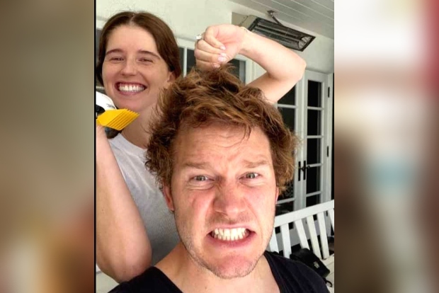 Chris Pratt gets quarantine haircut from wife Katherine