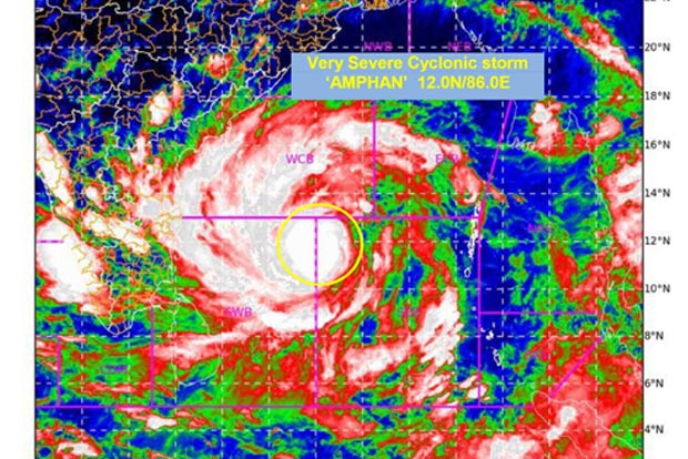 Amphan intensifies into very severe cyclonic storm: IMD