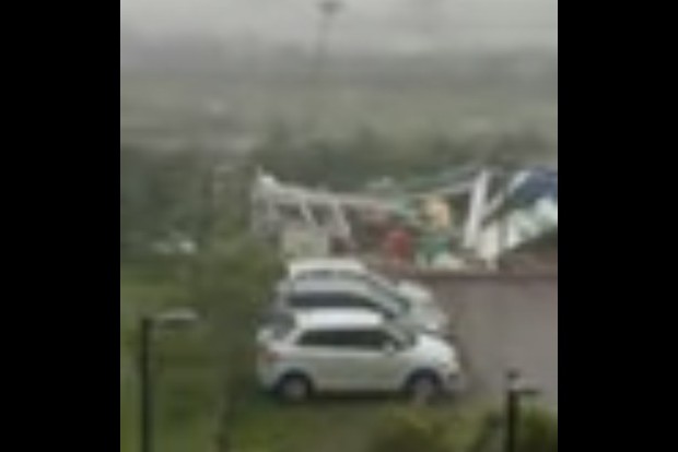 Was this video the result of the wrath of cyclone Amphan?