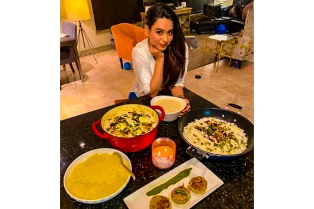 Soundarya Sharma prepares Eid delicacies in Los Angeles