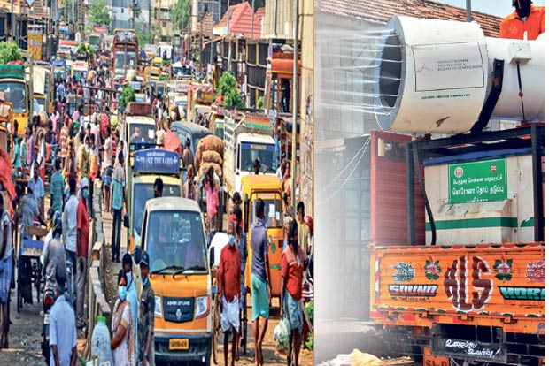 Traders of Koyambedu market struggle without alternative place to run biz