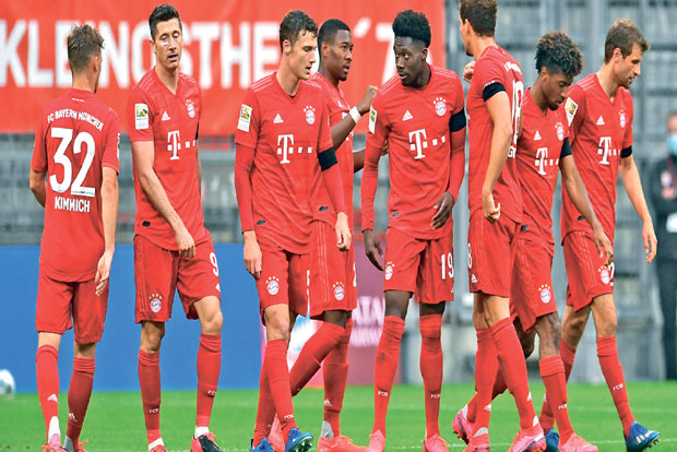 Bayern maintains 4-point lead in Bundesliga with win over Eintracht Bayern maintains 4-point lead in Bundesliga with win over Eintracht