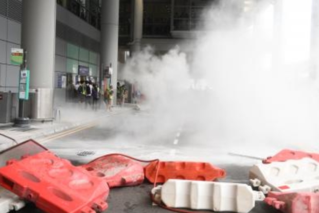 180 arrested, tear gas fired in fresh HK protests