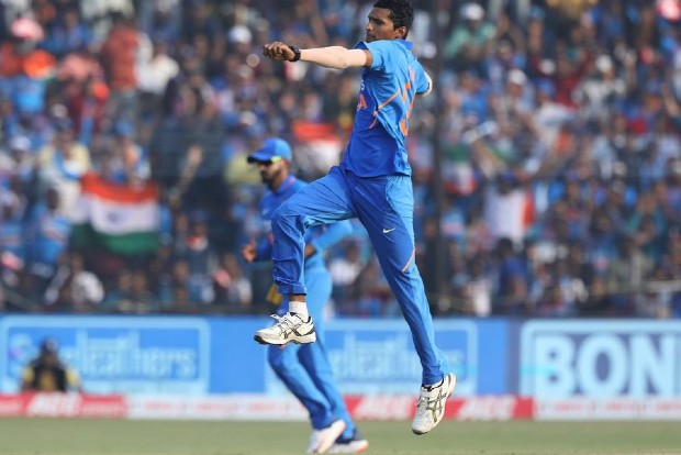 Saini shares images from debut ODI series against WI