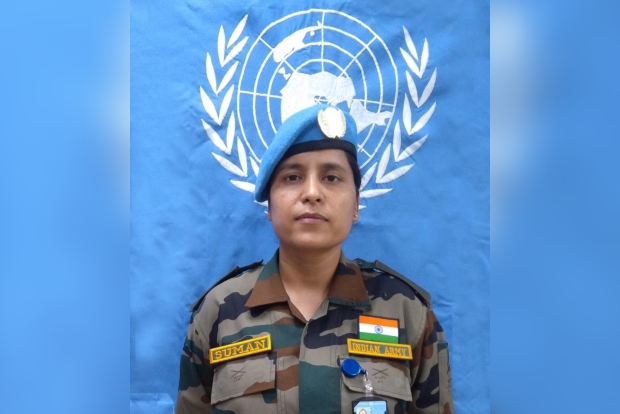 UN Secretary General honours Indian Army Major Suman Gawani