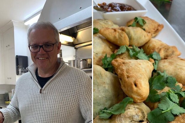 Aus PM makes samosas, wishes to share with Modi