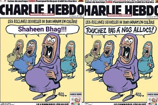 Did Charlie Hebdo publish cartoon on Shaheen Bagh protestors?