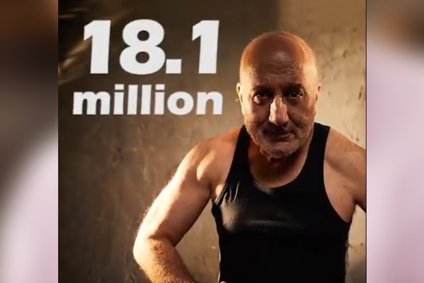 Anupam Khers Twitter family is now 18.1 million strong