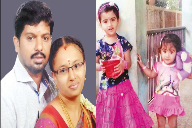 Depressed young widow kills two daughters, immolates self in Nagercoil Depressed young widow kills two daughters, immolates self in Nagercoil