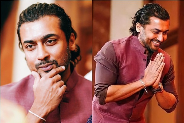 Suriya looks debonair in his new hairdo Suriya looks debonair in his new hairdo