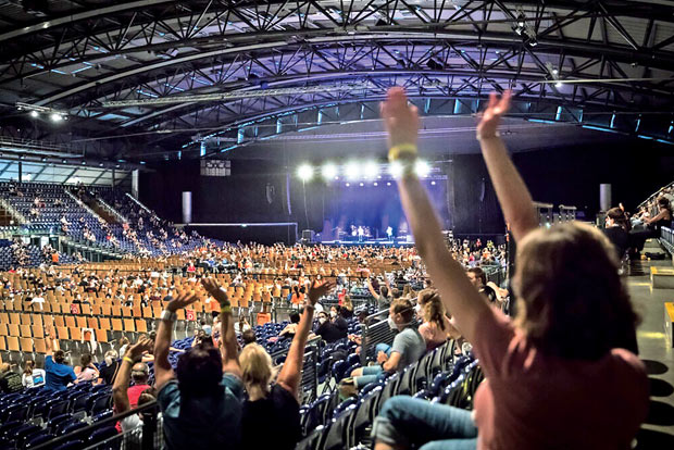 CULTURAL REVIVAL ON ANVIL: Concert-goers find a reason to applaud
