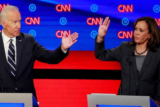 Kamala Harris likely to speak first, Biden second at Delaware