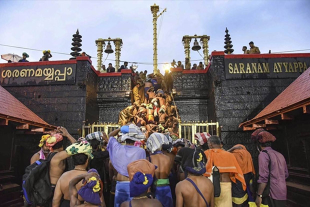 Adhering to COVID norms, devotees start annual pilgrimage to Sabarimala Adhering to COVID norms, devotees start annual pilgrimage to Sabarimala