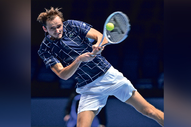 Medvedev opens account at ATP Finals