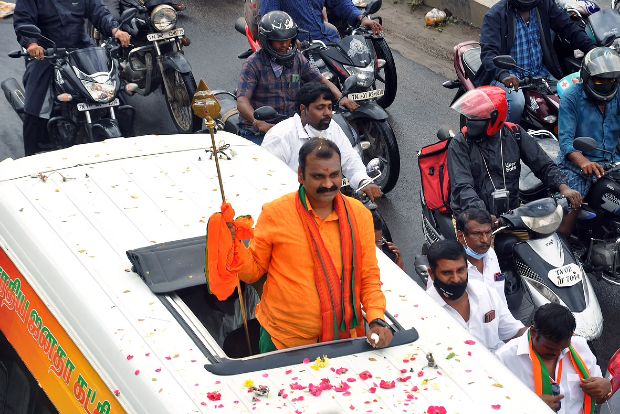 After Vel Yatra, Surappa issue tests AIADMK-BJP ties