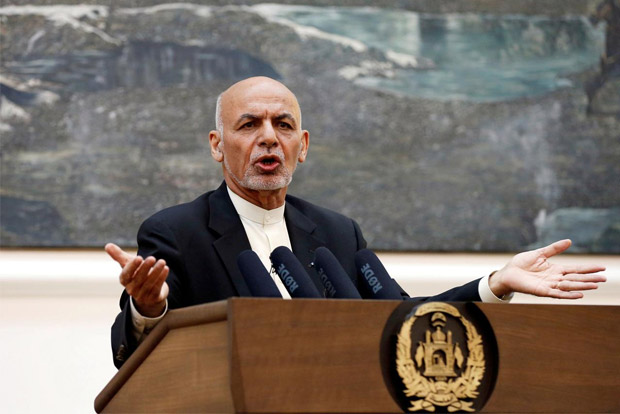 NATO chief, Ghani discuss troops level adjustment