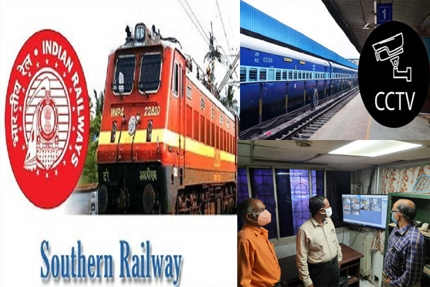 CCTV surveillance at Central, Egmore