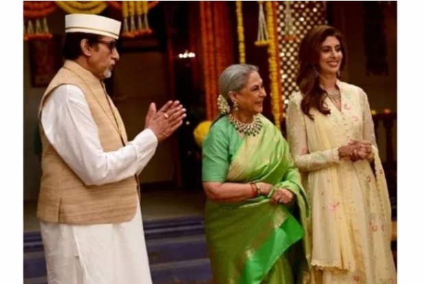 Big B shoots with wife Jaya, daughter Shweta