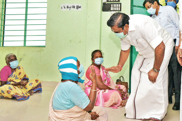 EPS takes stock of cyclone damage in Cuddalore