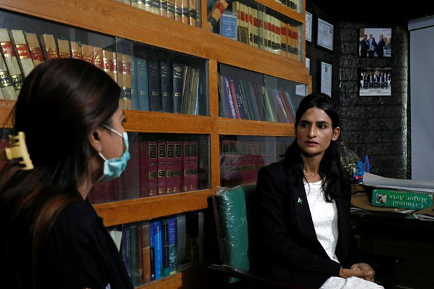 Pakistans first transgender lawyer goes from begging to fighting in court