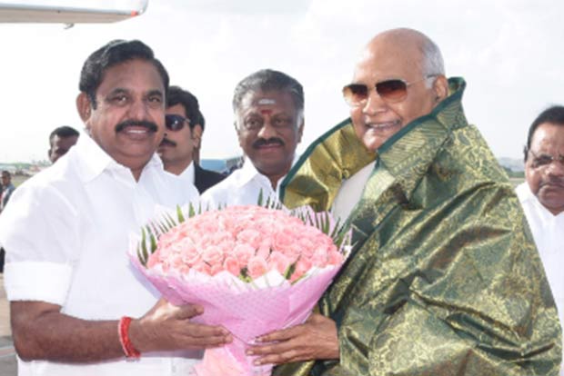 TN CM, Dy CM, Stalin greet President Kovind on his birthday