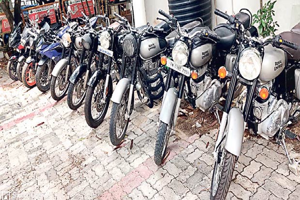 Six held in different parts of city with 13 stolen bikes