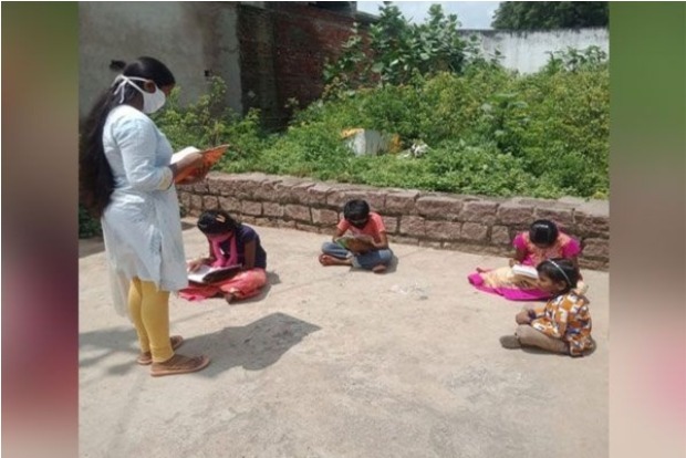 GMRVF aids govt school students through online and offline classes amid COVID-19 GMRVF aids govt school students through online and offline classes amid COVID-19