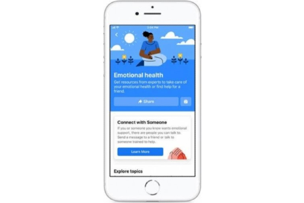 Facebook Emotional Health tool now available in India