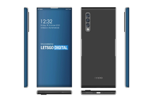 OPPO patents super-curve display smartphone design