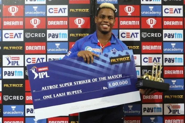 Ponting teaching Hetmyer how to pull perfectly