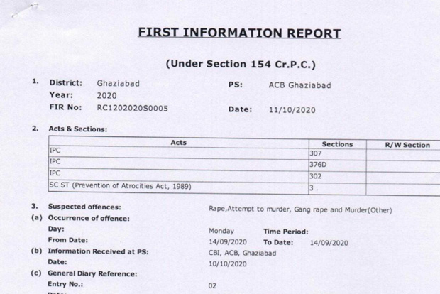 CBI puts Hathras case FIR on website, removes within hours