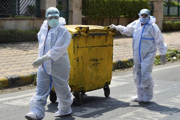 India generated over 18,000 tonnes COVID-19 waste since June, Maharashtra biggest contributor India generated over 18,000 tonnes COVID-19 waste since June, Maharashtra biggest contributor