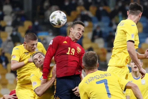 With fans in stands, Ukraine beats Spain for 1st time With fans in stands, Ukraine beats Spain for 1st time