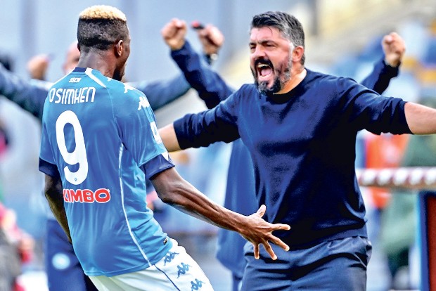 Napoli puts four past Atalanta