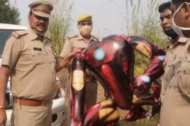 Thought it was an alien: Iron Man-shaped balloon triggers panic in Uttar Pradesh