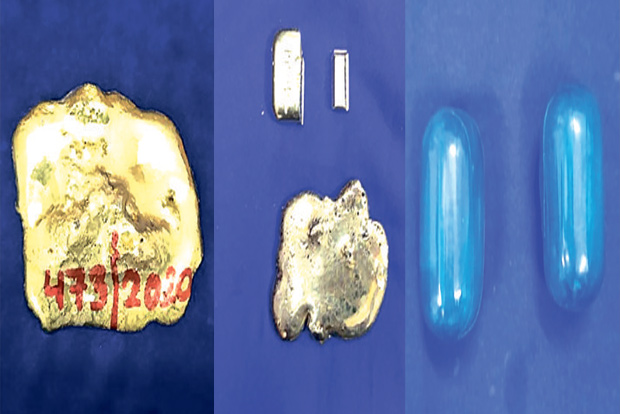 Two passengers on Dubai flight held for smuggling gold worth Rs 24 lakh to city