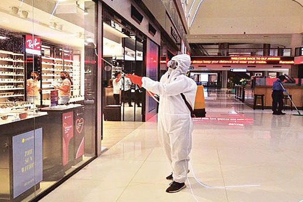 Malls focus on safety norms to attract footfall Malls focus on safety norms to attract footfall