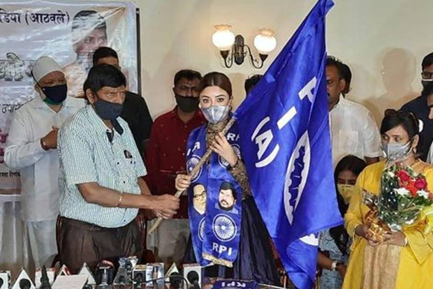 Actress Payal Ghosh, who accused Anurag Kashyap of rape, joins Ramdas Athawales party