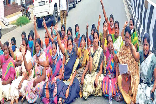 BJP cadre protest against Thiruma’s visit, Erode tense