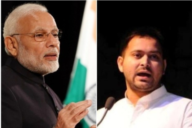 Modi calls Tejashwi the yuvraj of jungle raj