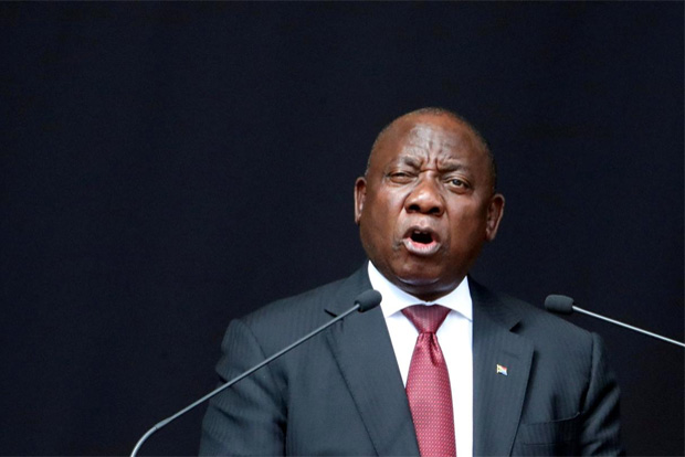 South Africas president in quarantine as virus cases rise