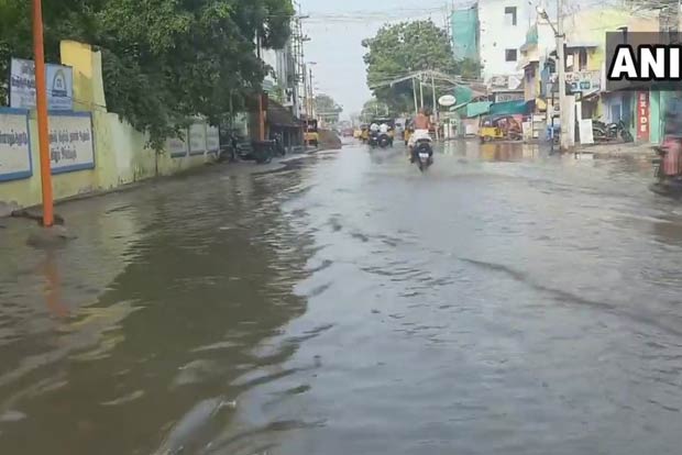 Heavy rains cause waterlogging in parts of Tamil Nadu