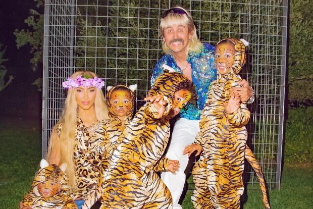 Kim Kardashian dresses as Tiger King star Carole Baskin for Halloween Kim Kardashian dresses as Tiger King star Carole Baskin for Halloween