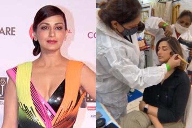 Sonali Bendre resumes shooting amid new normal