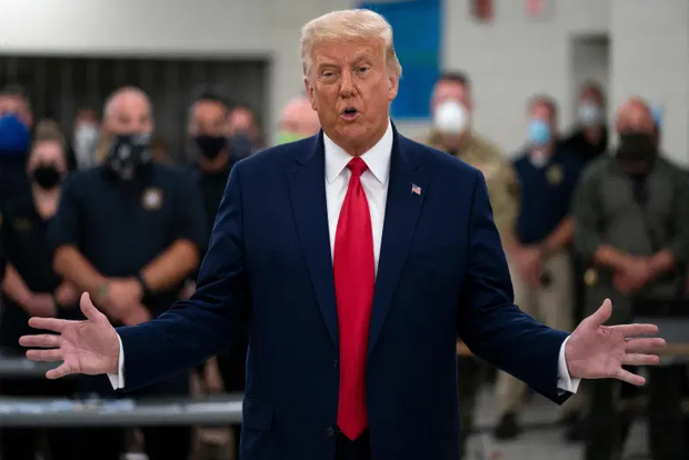 Shooting in the dark: Trump bets presidency on law and order