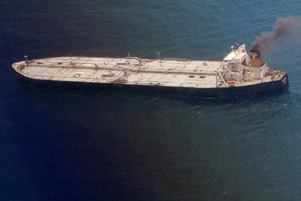 Sri Lankan Navy, Indian ships battling fire on board oil tanker, one crew dead Sri Lankan Navy, Indian ships battling fire on board oil tanker, one crew dead