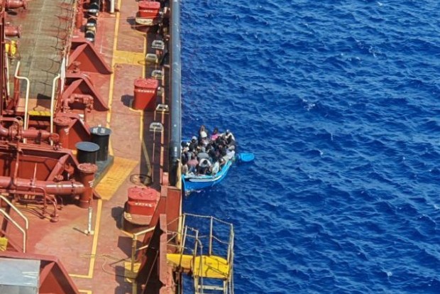 Migrants rescued by Danish tanker land in Italy after 40 days at sea